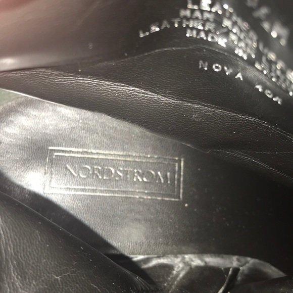 Nordstrom black suede ankle bootie Size 5 1/2 - Picture 7 of 8